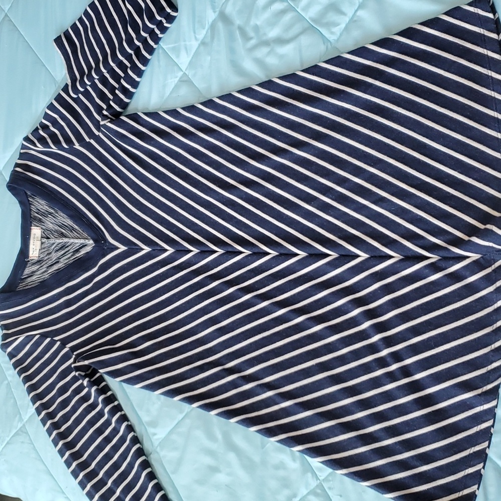 Max Studio navy and white dress